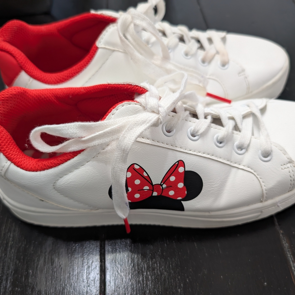 Disney Women's White and Red Sneakers